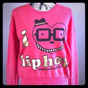 David & Goliath Red Sweatshirt